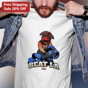 BEAT LA Little Mac Punch Out Retro Gaming Graphic Tee available at our Los Angeles warehouse