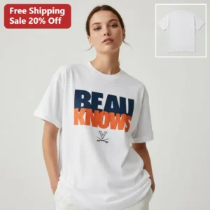 Beau Knows Tee Virginia Cavaliers Retro College Football Fan Shirt Gift for Men Women available at our Los Angeles warehouse