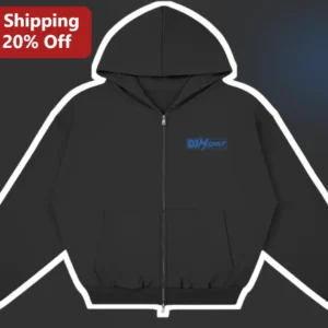 Black Zip-Up Hoodie Mockup Template Front And Back View PSD available at our Los Angeles warehouse