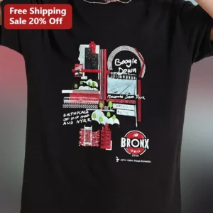 Boogie Down Birthplace of Hip Hop NYRR Bronx 10 Mile Tee available at our Los Angeles warehouse