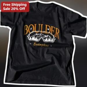 BOULDER Eudorphius Tee Vintage Ski Goggles Mountain Graphic Shirt for Skiers Snowboarders Outdoor En available at our Los Angeles warehouse