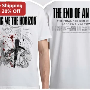 Bring Me The Horizon The End Of An Era Graphic Tee For Metalcore Fans available at our Los Angeles warehouse
