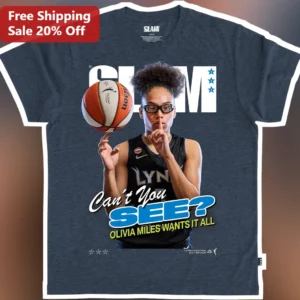 Can't You SEE? Olivia Miles Wants It All WNBA Basketball Player Graphic Tee available at our Los Angeles warehouse
