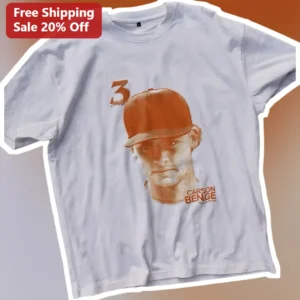 Carson Benge Vintage Distressed Baseball Player Graphic Tee available at our Los Angeles warehouse