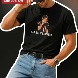 Case Closed. Football Player Pointing Graphic Tee for Men Sports Fans Gift available at our Los Angeles warehouse