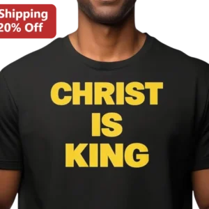 Christ Is King Tee Revelation 19:16 Christian Faith Shirt for Men Women available at our Los Angeles warehouse