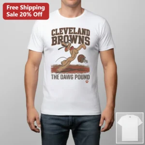 Cleveland Browns The Dawg Pound Tee, Vintage Pluto Dog Football Shirt, Game Day Gift for Browns Fans available at our Los Angeles warehouse