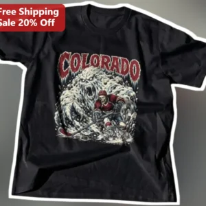Colorado Vintage Hockey Yeti Graphic Tee available at our Los Angeles warehouse