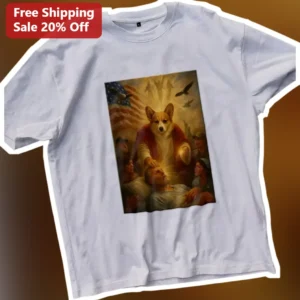 Corgi Healing Patient Parody Art Tee Funny Medical Humor Shirt for Vet Tech Nurse Dog Lovers available at our Los Angeles warehouse