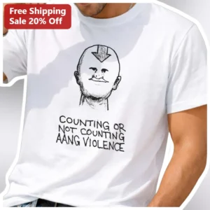 Counting Or Not Counting Aang Violence Meme Tee Avatar The Last Airbender Gift available at our Los Angeles warehouse