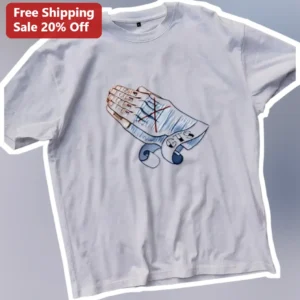 CTS Praying Hands Pentagram Tattoo Graphic Tee available at our Los Angeles warehouse