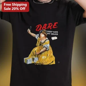 D.A.R.E. To Keep Kids Off Drugs Vintage Graphic Tee available at our Los Angeles warehouse