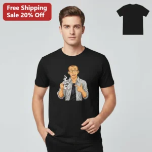 DAD #1 Tee Anime Dad Coffee Mug Graphic Shirt, Funny Father's Day Birthday Christmas Gift for Anime available at our Los Angeles warehouse