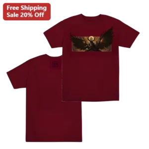 Dark Angel Fantasy Art Graphic Tee Gothic Winged Figure Shirt for Men Women Halloween Gift available at our Los Angeles warehouse