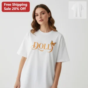 Dolly Parton Butterfly Tee, Embroidered Style Vintage Country Music Fan Gift for Women available at our Los Angeles warehouse