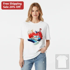 Dolly Parton Tim Curry Peter Cullen Tribute Tee, Optimus Prime Pop Culture Music And Film Mashup Shi available at our Los Angeles warehouse