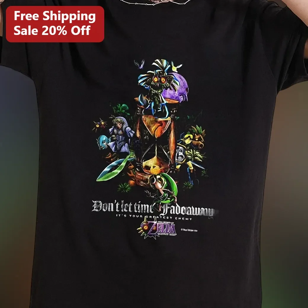 Don't Let Time Fade Away Majora's Mask Link Tee available at our Los Angeles warehouse