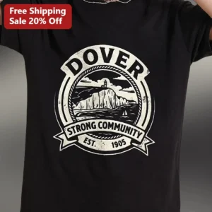 Dover Strong Community Est. 1905 Vintage Lighthouse Graphic Tee available at our Los Angeles warehouse