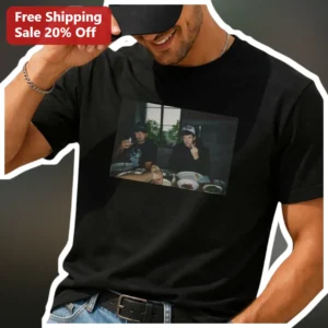 Drake Graphic Tee Black Cotton Hip Hop Celebrity Photo Shirt available at our Los Angeles warehouse