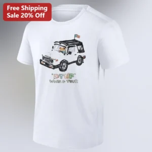 DTMF WORLD TOUR Tee Bad Bunny Concert Tour Merch Puerto Rico Flag SUV Graphic Tee Gift for Music Fan available at our Los Angeles warehouse