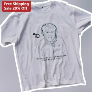 Eagles Fans Everywhere This Is For You Jim Nantz Line Art Tee available at our Los Angeles warehouse