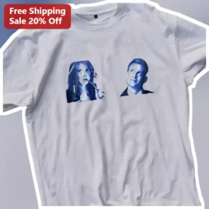 Elon Musk Tee Blue Duotone Pop Art Celebrity Graphic Shirt available at our Los Angeles warehouse