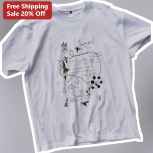 Esoteric Symbol Sketch Tee Occult Alchemy Line Art Graphic Shirt for Men Women available at our Los Angeles warehouse