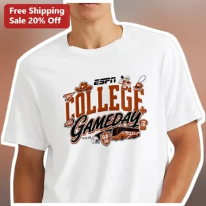 ESPN College GameDay Tee Custom Name Class Year Football Fan Shirt available at our Los Angeles warehouse