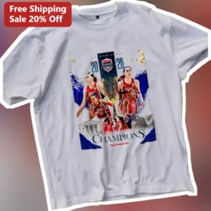 FIBA World Cup Champions Tee Paige Bueckers USA Basketball Women's Graphic Shirt available at our Los Angeles warehouse