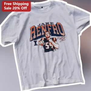 Fighting Illini Vintage Football Player Graphic Tee for Men Women College Fan Gift available at our Los Angeles warehouse