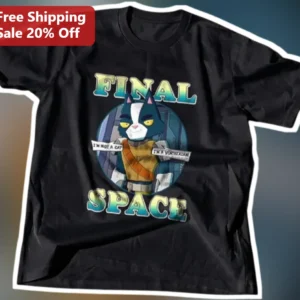 Final Space I'm Not A Cat I'm A Ventrexiani Tee Gary Goodspeed Sci-Fi Animated Merch available at our Los Angeles warehouse