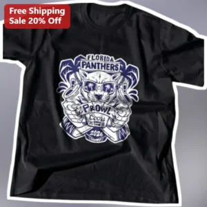 Florida Panthers Prowl Vintage Retro Hockey Fan Tee available at our Los Angeles warehouse