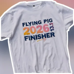 Flying Pig Finisher Tee Retro Marathon Shirt Cincinnati Running Gift available at our Los Angeles warehouse