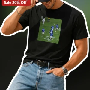 Football Game Photo Print Tee Custom American Football Fan Gift Apparel available at our Los Angeles warehouse