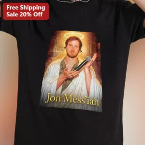 Funny Jesus Parody Microphone Halo Tee Christian Humor Gift for Comedians available at our Los Angeles warehouse