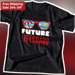 Future Lifeguard Tee Beach Summer Camp Gift for Kids Youth available at our Los Angeles warehouse