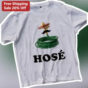 Garden Hose Sombrero Pun Tee Funny Mexican Gardener Gift for Men Women available at our Los Angeles warehouse