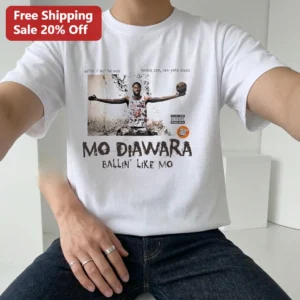 Gettin' It Out The Mud Mo Diawara Rookie Szn Tee, New York Knicks Ballin' Like Mo Basketball Graphic available at our Los Angeles warehouse