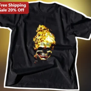 Ghost Rider Flame Skull Graphic Tee for Men Comic Book Fans Halloween Gift available at our Los Angeles warehouse