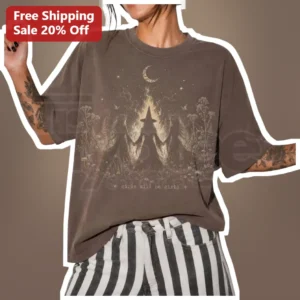 Girls Will Be Girls Witchy Cottagecore Graphic Tee Women Feminist Slogan Shirt available at our Los Angeles warehouse