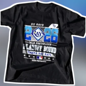 Go Rays MLB Postseason Playoff Bound Tampa Bay Rays Tee available at our Los Angeles warehouse