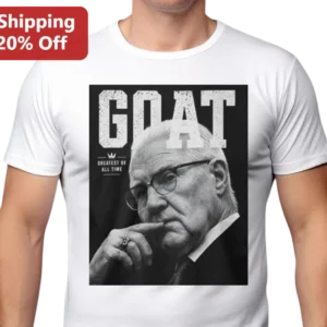 GOAT Greatest Of All Time Joe Rogan Graphic Tee available at our Los Angeles warehouse