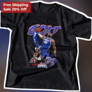GOAT Philly Euphoria Joel Embiid Basketball Dunk Graphic Tee available at our Los Angeles warehouse