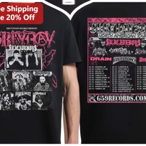 North American Tour Tee Greyboy Allstars Vintage Concert Graphic Shirt available at our Los Angeles warehouse