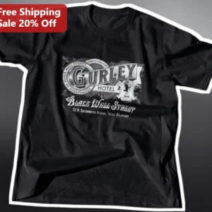 Gurley Hotel Black Wall Street Tee Vintage Greenwood District Tulsa Oklahoma History Gift available at our Los Angeles warehouse