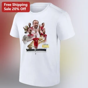 Harry Kane Golden Shoe Tee, Bayern Munich Bundesliga Top Goalscorer 2026 Fan Gift for Football Fans available at our Los Angeles warehouse