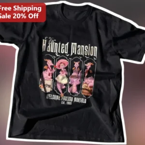 Haunted Mansion Welcome Foolish Mortals Est. 1969 Graphic Tee available at our Los Angeles warehouse