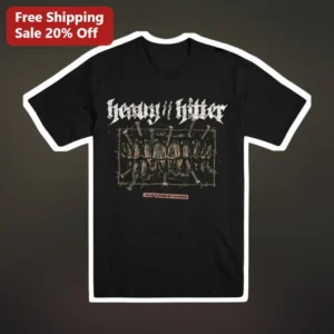 Heavy Hitter Nurtured By Anger Graphic Tee Official Band Merch available at our Los Angeles warehouse