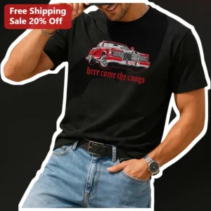 Here Come The Coogs Tee Houston Cougars Football Game Day Shirt Lil Flip Vintage Car Graphic available at our Los Angeles warehouse