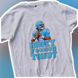 Hotty Toddy Ole Miss Rebels Matthew Stafford Quarterback Graphic Tee available at our Los Angeles warehouse